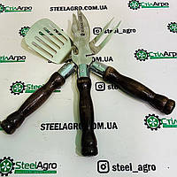 Багатофункціональна лопатка для BBQ темно коричневая ручка Kozak Grill, фото 4