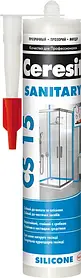 Герметик санітарний силіконовий Ceresit CS 15  прозорий  280 мл