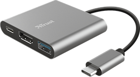 Хаб Trust Dalyx 3-in-1 0.1м Black (23772_TRUST)