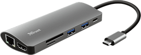 Хаб Trust Dalyx 7-IN-1 0.25 м Gray (23775_TRUST)