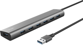 Хаб Trust Halyx 7-IN-1 0.8м Black (24967_TRUST)