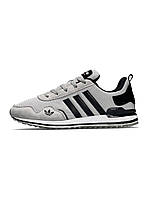 Чоловічі кросівки замша текстиль Adidas POD-S Grey Black, кеди Адідас замшеві текстильні 41