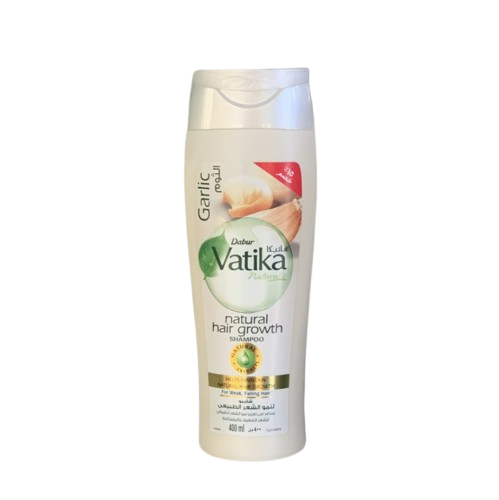 Часниковий шампунь для ламкого волосся зміцнює Dabur Vatika Garlic Shampoo Єгипетська ватика Дабур 190 мл