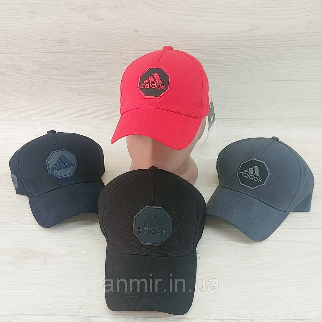 Кепка чоловіча adidas котон 56-61 см, кольору міксом