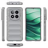 Чохол для смартфона Cosmic Magic Shield for Xiaomi Redmi Note 14 Pro Plus 5G Grey Smoke, антиударний, щільний якісний TPU, фото 3