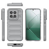 Чохол для смартфона Cosmic Magic Shield for Xiaomi Redmi Note 14 5G Grey Smoke, антиударний, щільний TPU, фото 2