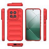 Чохол для смартфона Cosmic Magic Shield for Xiaomi Redmi Note 14 5G China Red, антиударний, щільний якісний TPU, фото 2