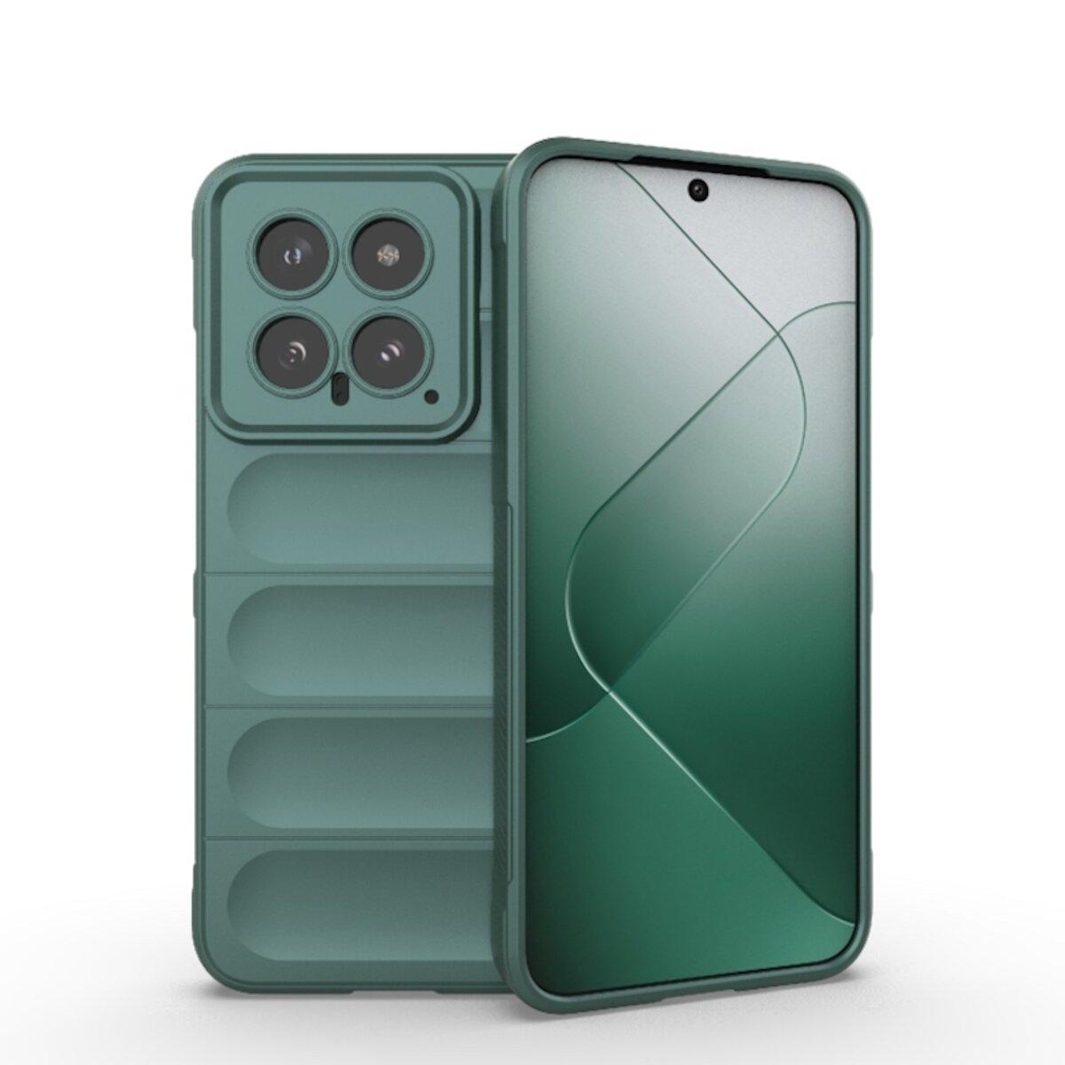 Чохол для смартфона Cosmic Magic Shield for Xiaomi Redmi Note 14 5G Dark Green, антиударний, щільний якісний TPU, фото 1