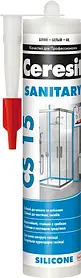 Герметик санітарний силіконовий Ceresit CS 15  білий  280 мл