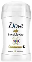 Дезодорант стик Dove Invisible антиперспірант для жінок, 40 мл (Оригінал)
