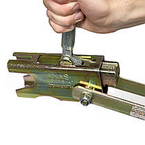 Пружинний затискач для опалубки чироз Anas, червоний 7х10 см, товщина 4 мм, 150 шт. + притискний ключ, фото 3