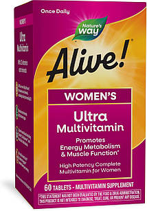 ТЕРМІН 7-26 Nature's Way Alive Women's Ultra Potency 60 таблеток