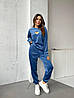 Костюм жіночий спортивний велюровий із серцем, фото 9