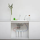 Змішувач для кухні з під'єднанням до фільтра VENTA BK82FEG з витяжним виливом + Потрійний фільтр Ecosoft, фото 9