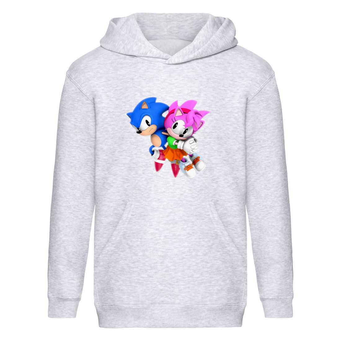 Худі Сонік дитяче (Sonic 004) сіре, 116-128-140-152-164 розмір