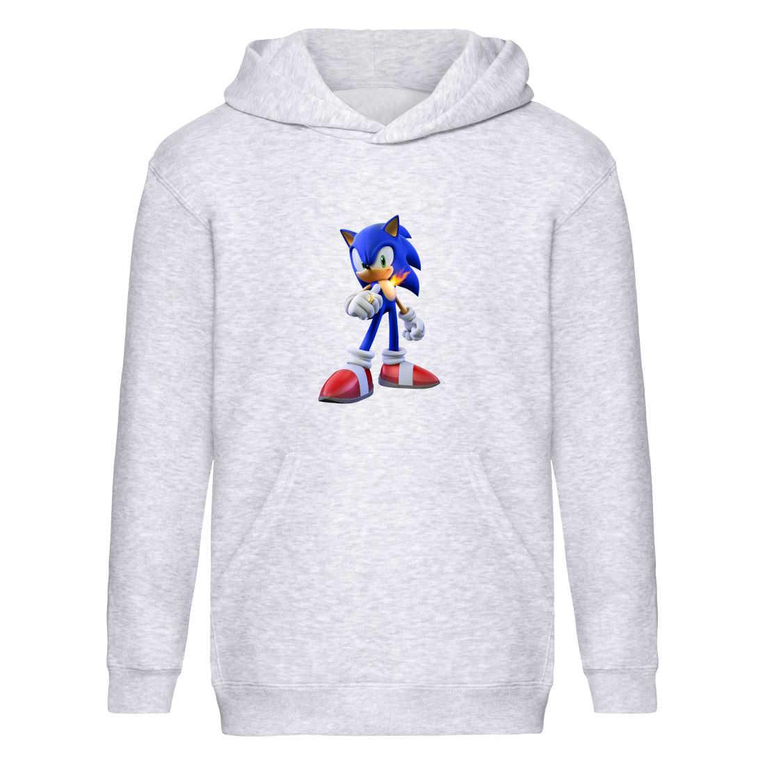 Худі Сонік дитяче (Sonic 005) сіре, 116-128-140-152-164 розмір