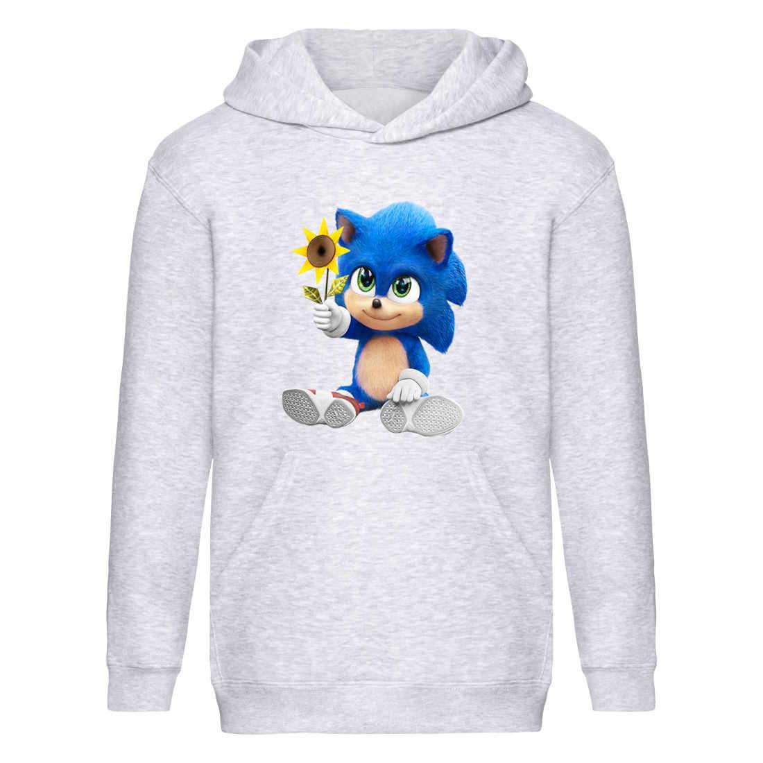 Худі Сонік дитяче (Sonic 008) сіре, 116-128-140-152-164 розмір