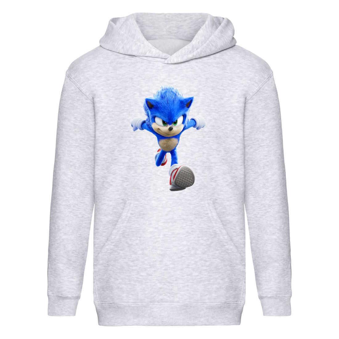 Худі Сонік дитяче (Sonic 009) сіре, 116-128-140-152-164 розмір