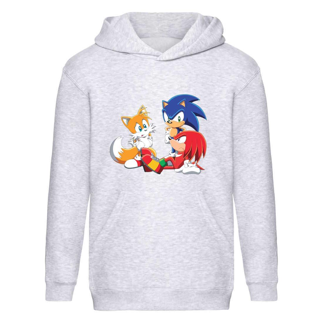 Худі Сонік дитяче (Sonic 0012) сіре, 116-128-140-152-164 розмір