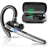 Гарнітура бездротова New Bee NB-M53 Headset Bluetooth V5.1, black, фото 3