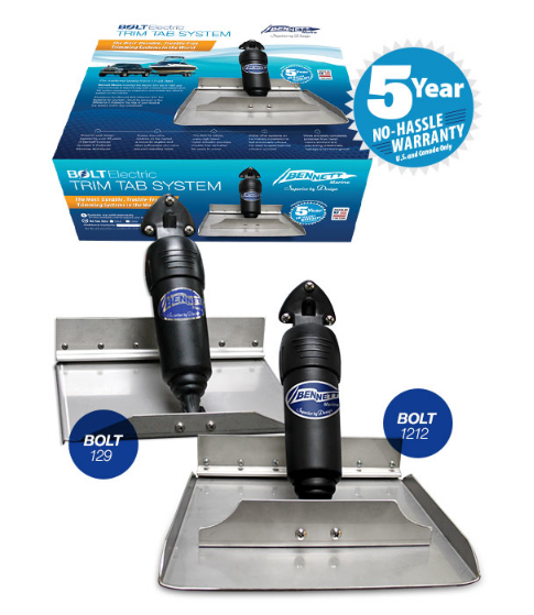 Плити транцеві, електромеханічні BOLT2412 Electric Trim Tab System