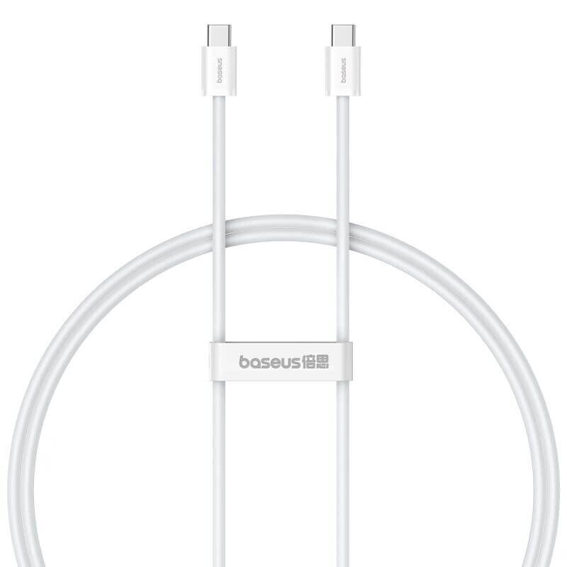 Кабель Baseus Superior Series2 Fast Charging Cable Type-C to Type-C 100W 1m White P10365200211-03, фото 1
