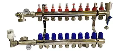 Колектор Для Теплої Підлоги Koer 10 Контурів Чехія, фото 1