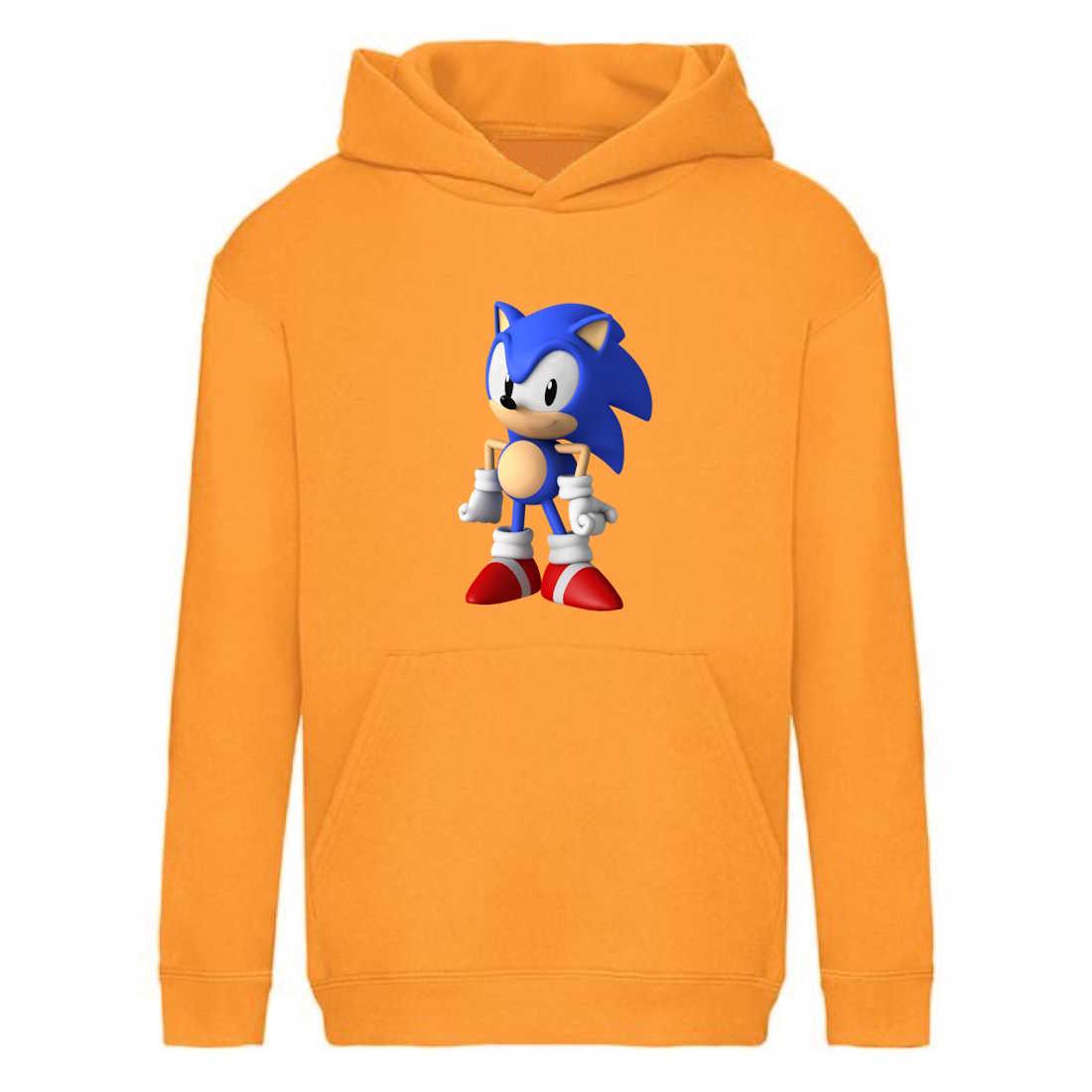 Худі Сонік дитяче (Sonic 007) помаранчеве, 116-128-140-152-164 розмір