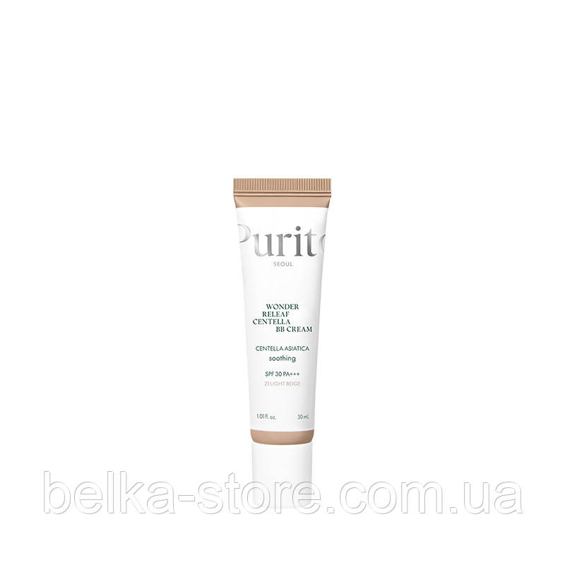 ВВ крем з екстрактом центелли Purito Seoul Wonder Releaf Centella BB Cream №21 Light Beige, фото 1