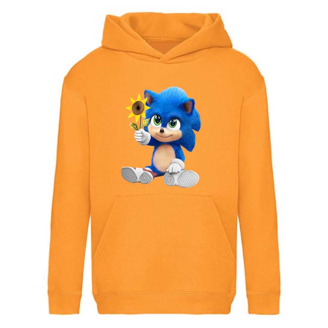 Худі Сонік дитяче (Sonic 008) помаранчеве, 116-128-140-152-164 розмір