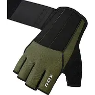 Рукавички для фітнесу RDX W3 ARMY GREEN WITH EVA PADDING-M, фото 6