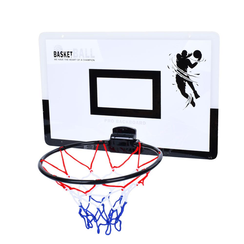 Міні-щит баскетбольний Basketball MiniHoop 40х26 см з кільцем 24 см і сіткою (MR1184)