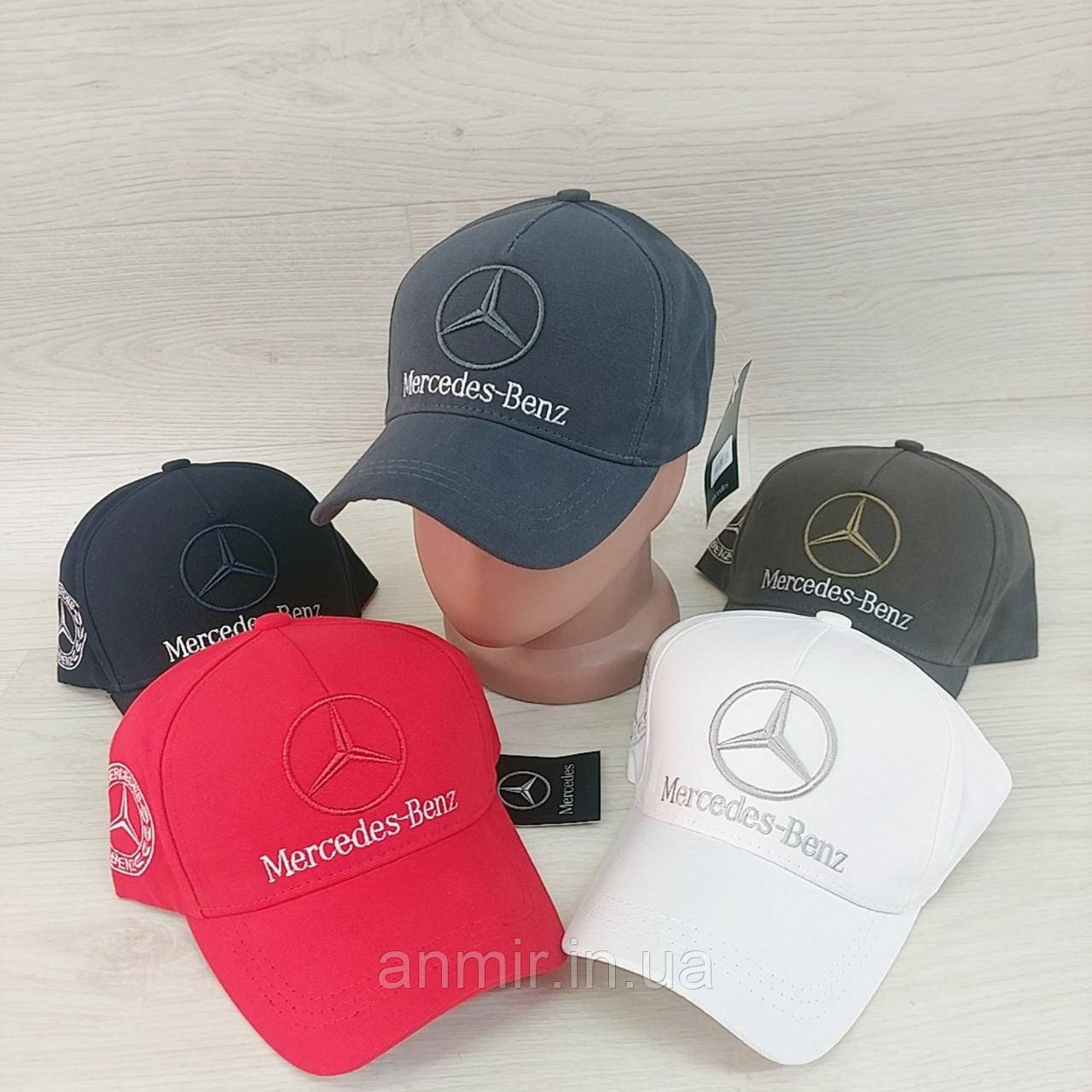 Бейсболка чоловіча демісезонна MERSEDES BENZ котон розмір 56-61, колір мікс