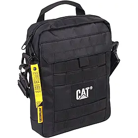 Сумка чоловіча з відділенням для планшета CAT Combat Namib чорна (84036;01)
