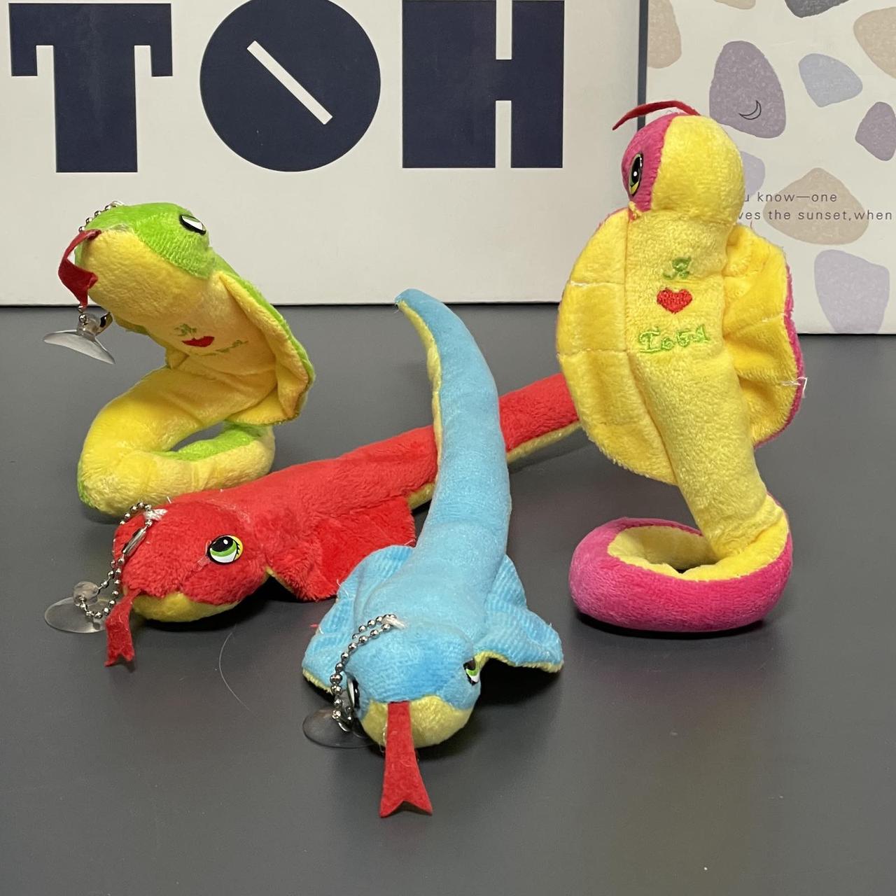 Іграшка "Змія, анаконда" на присосці, мікс, фото 1