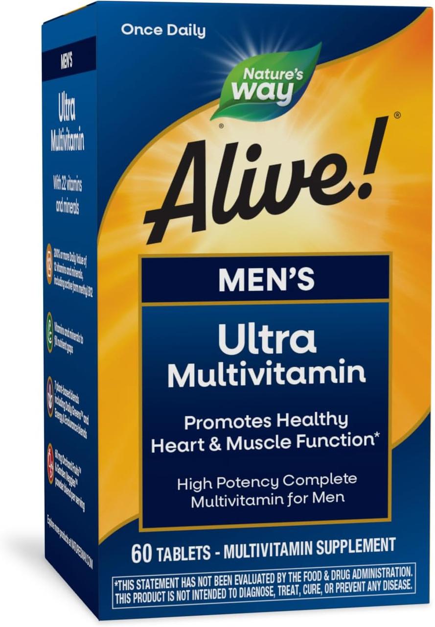 Nature's Way Alive Men's Ultra Potency 60 таблеток