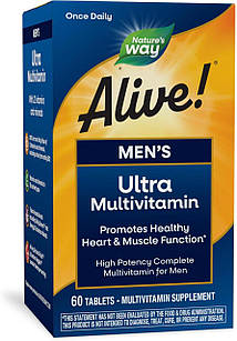 Nature's Way Alive Men's Ultra Potency 60 таблеток