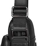 Сумка Vintage 14527 з натуральної шкіри Чорна, фото 8