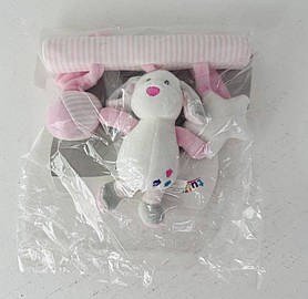 М'яка Музична Брязкальце-підвіска "Песик" Рожевий (11/5007/4) Tulilo