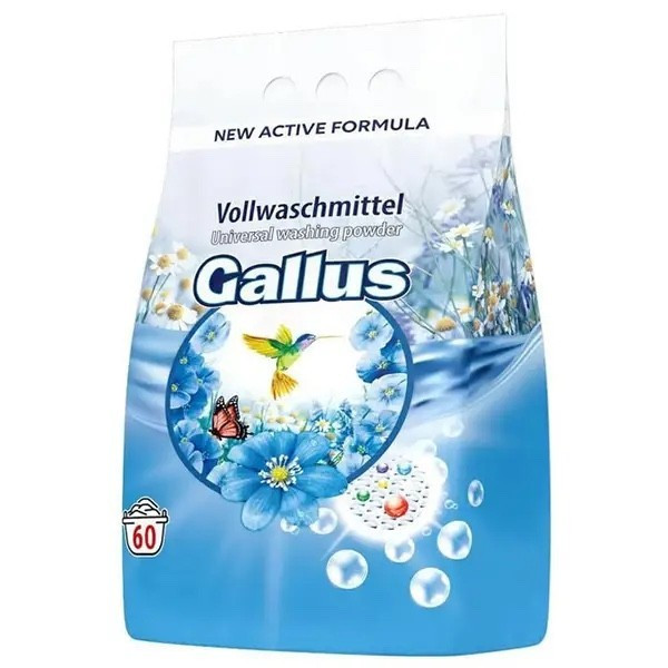 Прал. порошок 3,9кг універ. концентрат "Gallus"