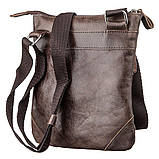 Сумка SHVIGEL 11136 з натуральної шкіри Коричнева, фото 2