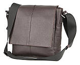 Сумка SHVIGEL 00852 шкіряна Коричнева, фото 3