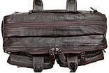 Сумка чоловіча Vintage 14106 трансформер Коричнева, фото 8