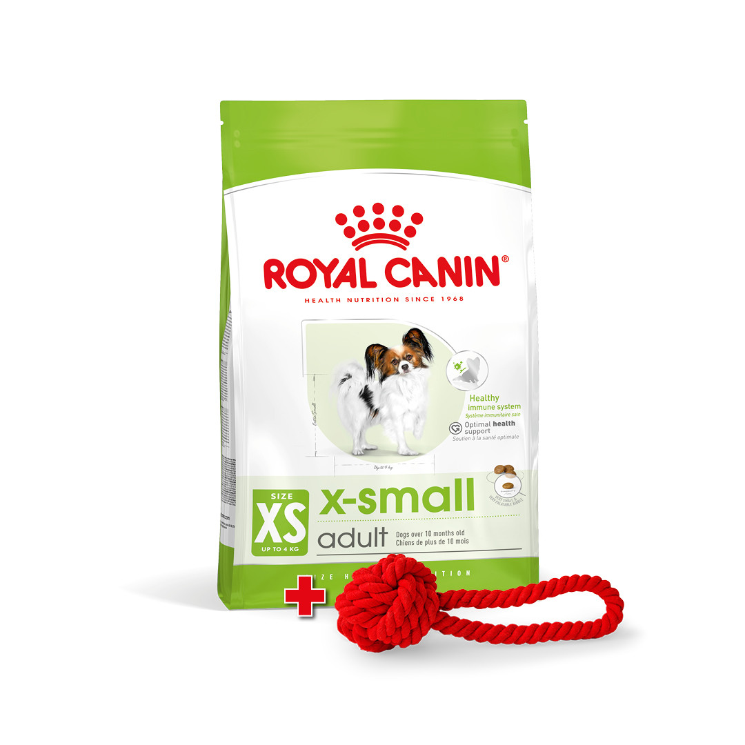 Акція! Іграшка у подарунок! Royal Canin X-Small (Роял Канін Ікс Смол) сухий корм для собак мініатюрних порід, 1.5КГ