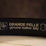 Ремінь чоловічий Grande Pelle 11055 Синій, фото 5