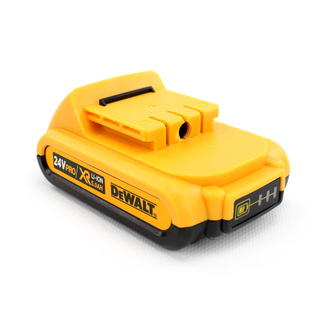 Акумуляторна батарея DeWalt (24V, 5AH) 2 контакти, під блок живлення з індикацією