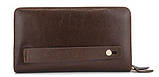 Чоловіча барсетка з ремінцем на руку Vintage 14915 Коричнева, фото 2