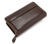 Чоловіча барсетка з ремінцем на руку Vintage 14915 Коричнева, фото 6