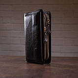 Чоловіча барсетка з ремінцем на руку Vintage 14915 Коричнева, фото 8