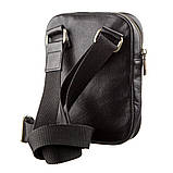 Чоловіча шкіряна сумка SHVIGEL 19102 Чорна, фото 2